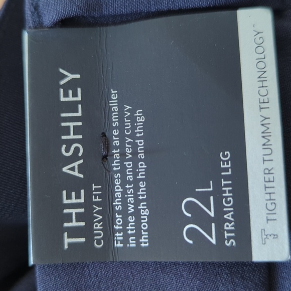 Lane Bryant The Ashley Curvy Fit Straight Leg Trousers 22L - Picture 14 of 16